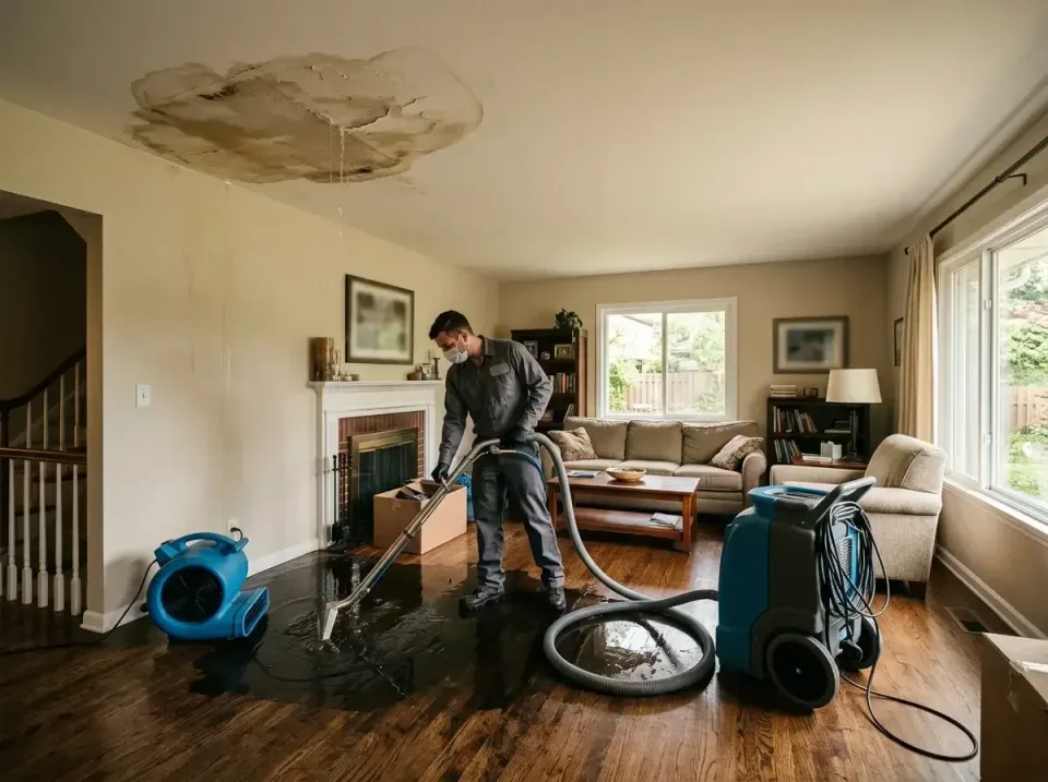 attic-pipe-burst-ceiling-drip-008 — frequently asked questions, Water Damage Restoration & Carpet Care in Rochester, IN